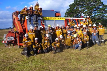 Rural firefighters from FRFANZ