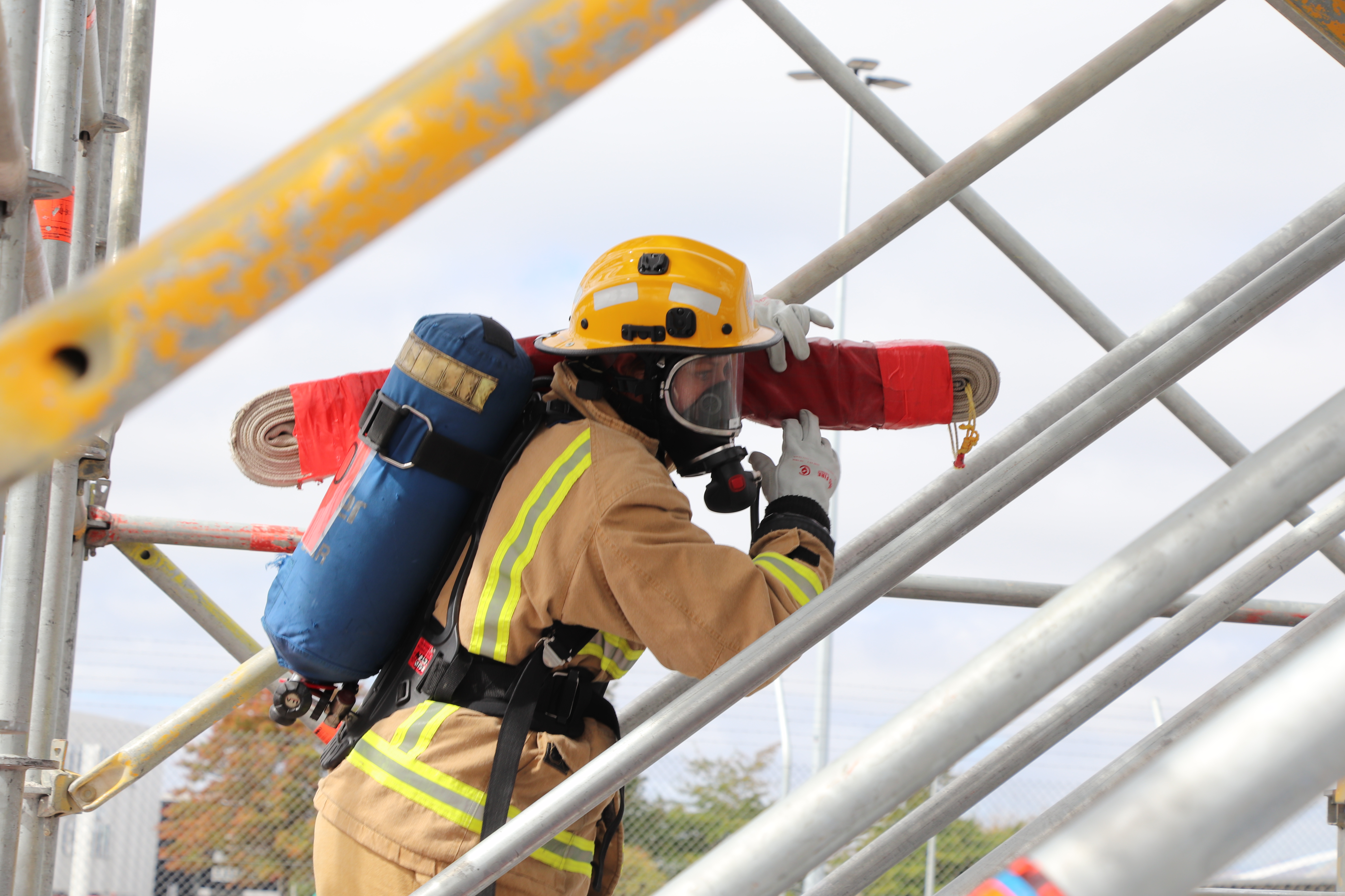 Chch Airport SI Combat Tower climb 2020NC