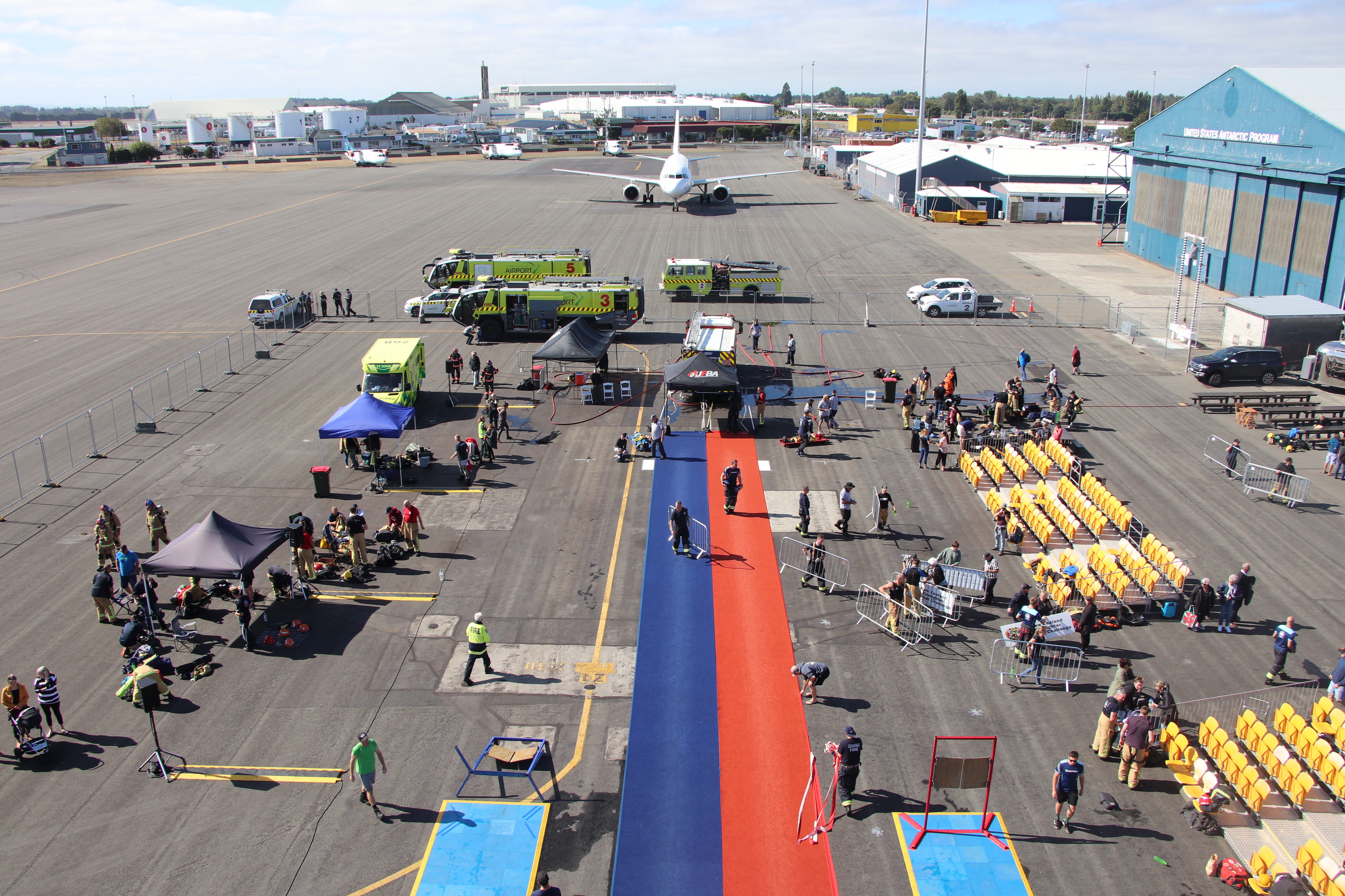 Chch Airport SI Combat with jet 2020NC