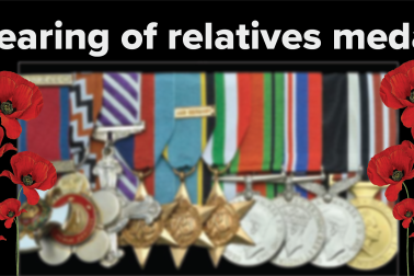 ANZAC Day wearing of medals