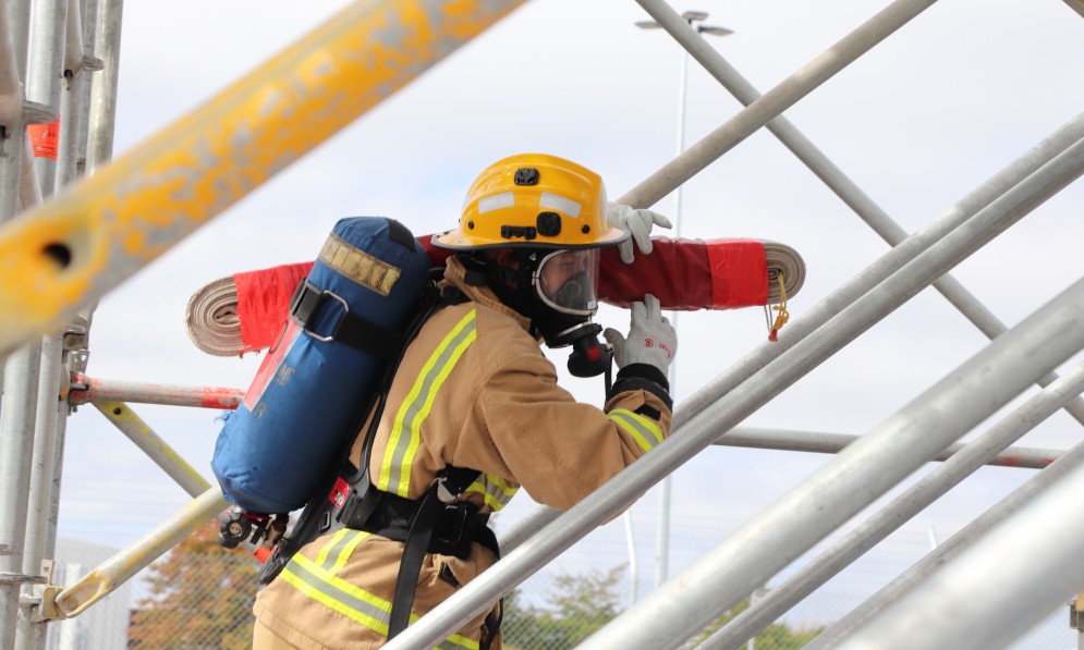 Chch Airport SI Combat Tower climb 2020NC