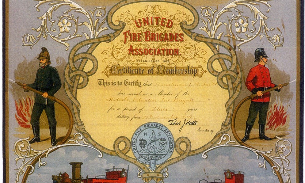 UFBA original brigade certificate