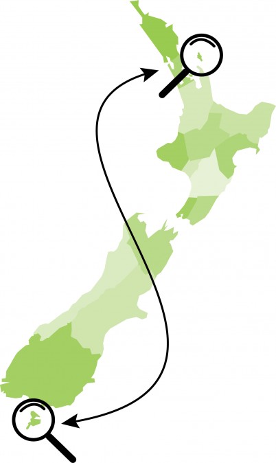 Oneroa to Oban map